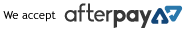 We accept Afterpay
