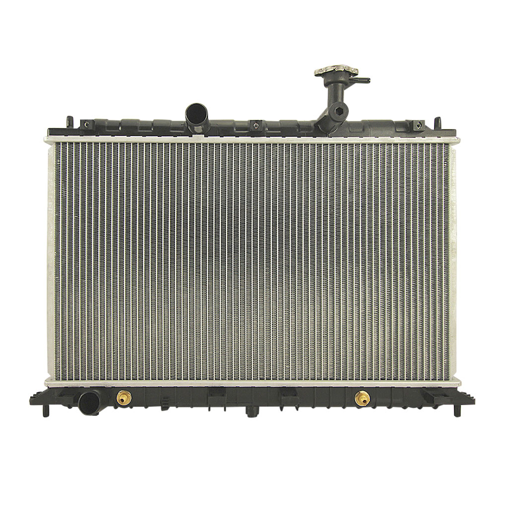 thumbnail image 2 of DNA MOTORING Aluminum Radiator For 2006-2011 Kia Rio/Rio5 1.6L – Direct Fit, 1-Row Core, AT/MT Compatible (Part KI3010127, CU2820) 2 of 3